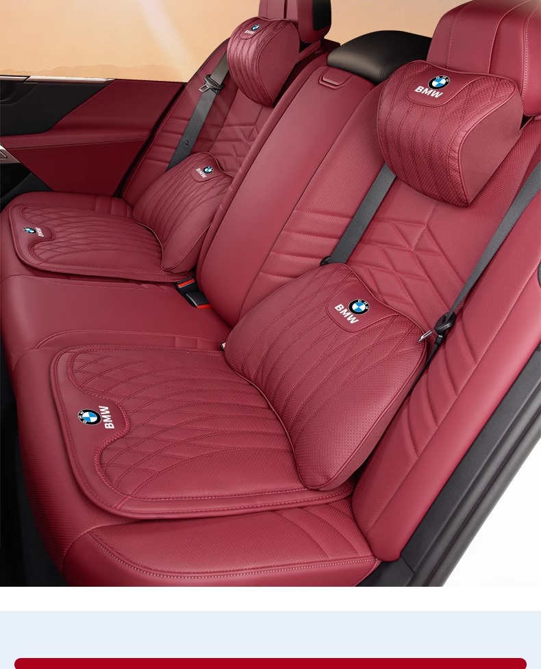 Suitable for Bmw Car Headrest Cushion Seat Cushion 5 Series 3 Series 7 Series X1X3X5X6X7 Neck Pillow Waist Cushion