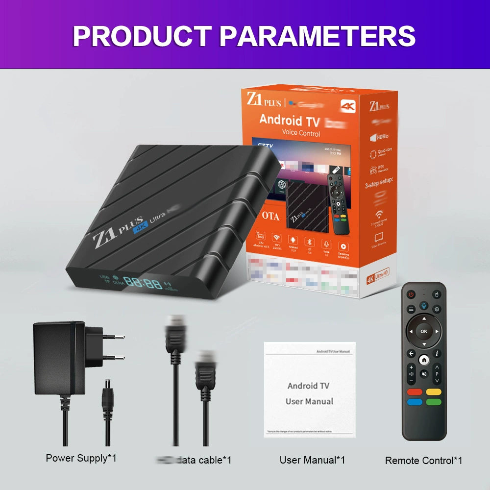 Граничная коробка z1plus набор для пограничной торговли Android двойной диапазон Bluetooth 4K HD экран проекция ТВ-бокс для внешней торговли