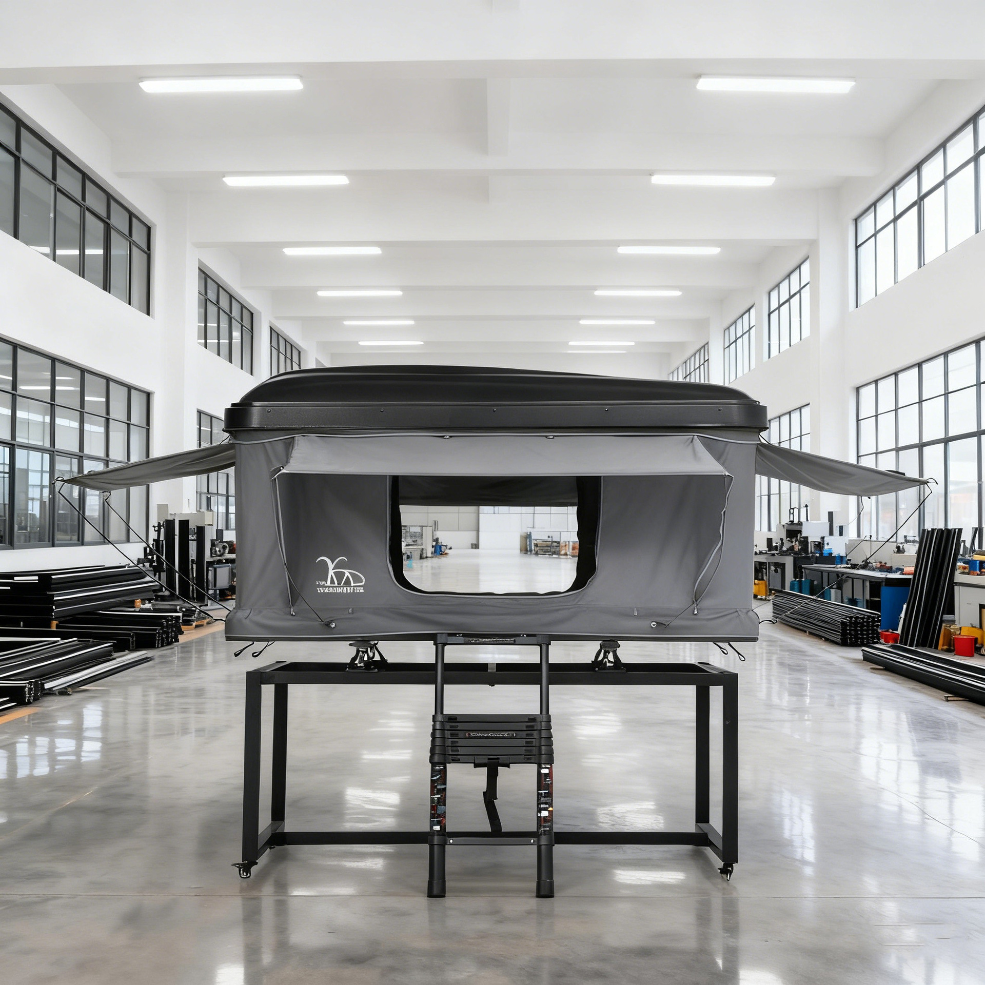 Carpa de techo automática para automóviles SUV de uso general para viajes de campamento al aire libre carpa de autoconducción