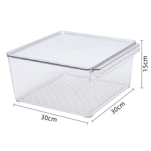 Home food preservation box, food grade refrigerator storage box, kitchen vegetable fruit drink lid storage box, frozen box