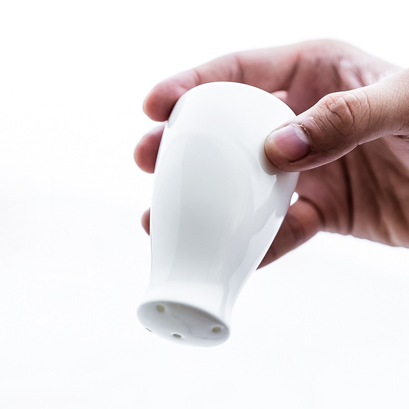 Transfronterizo de dos latas de sal y pimienta de cerámica suministros de cocina en polvo esparcidor botella de condimento tarro