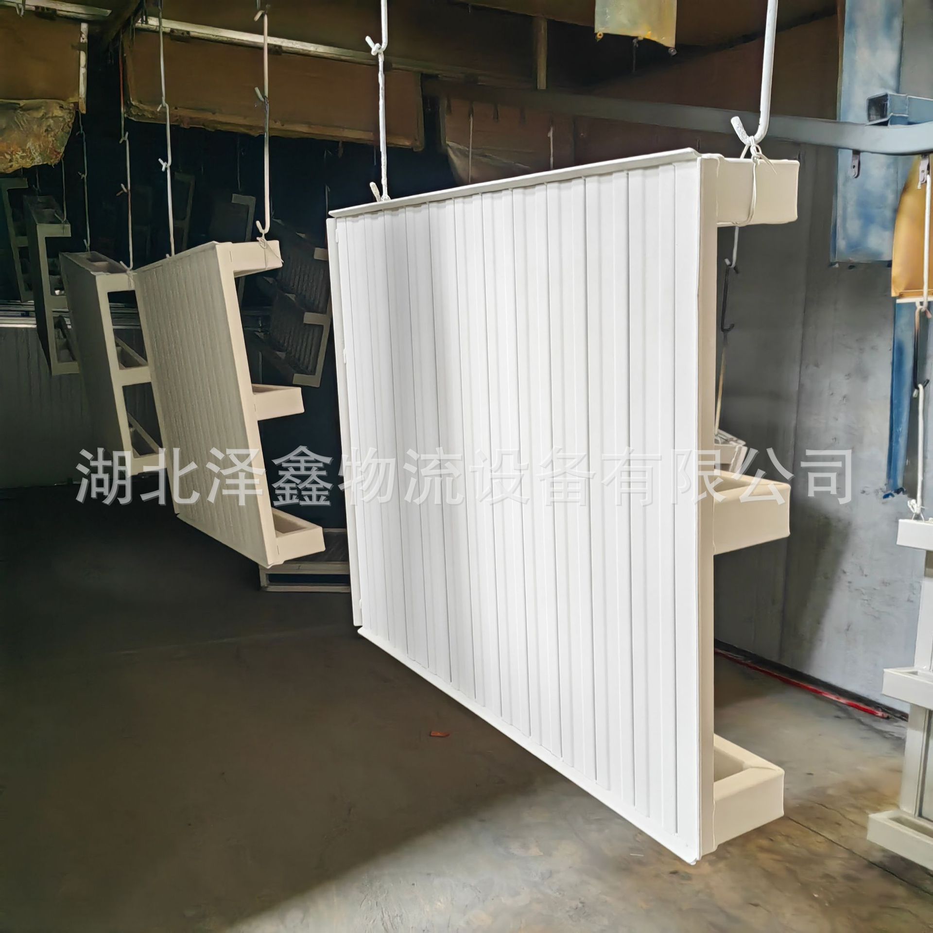 厂家可定两面进叉钢托盘 现货静载4吨红色1200*1000*125钢制托盘