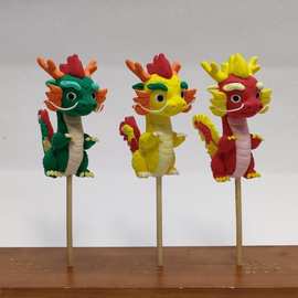 传统年手非粘土人卡通摆摊孙悟空十二生肖遗捏面新款2024面塑泥人