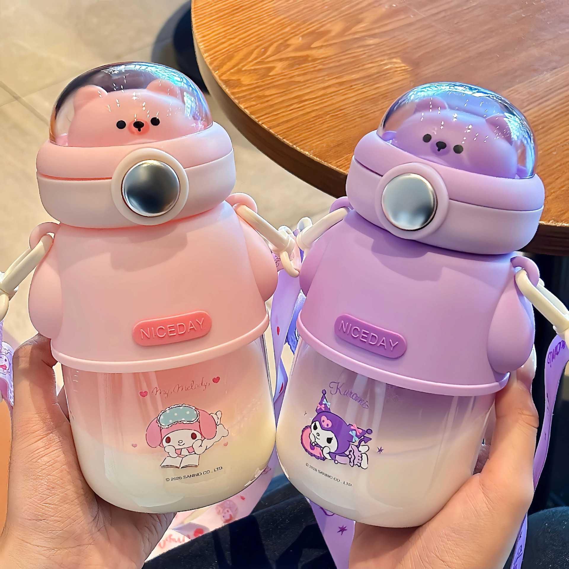Taza de agua tritan, taza de paja para niños, taza de paja para estudiantes, taza de agua de gran capacidad, taza resistente a alta temperatura.