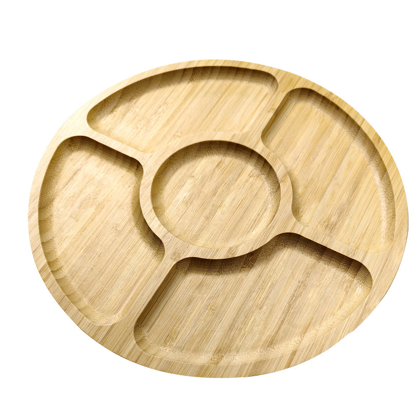 Popular cocina engrosada bambú queso tablero traje en stock tres cajones con disco hogar queso portátil tabla de cortar