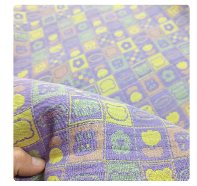 레트로 체크 곰돌이 1.0m 원단 가격