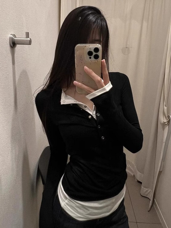 Autumn sexy fitted fashionable long-sleeve