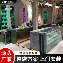 diy现代简约柜台商用展示柜耐克活动展示导航牌成品展示架批发