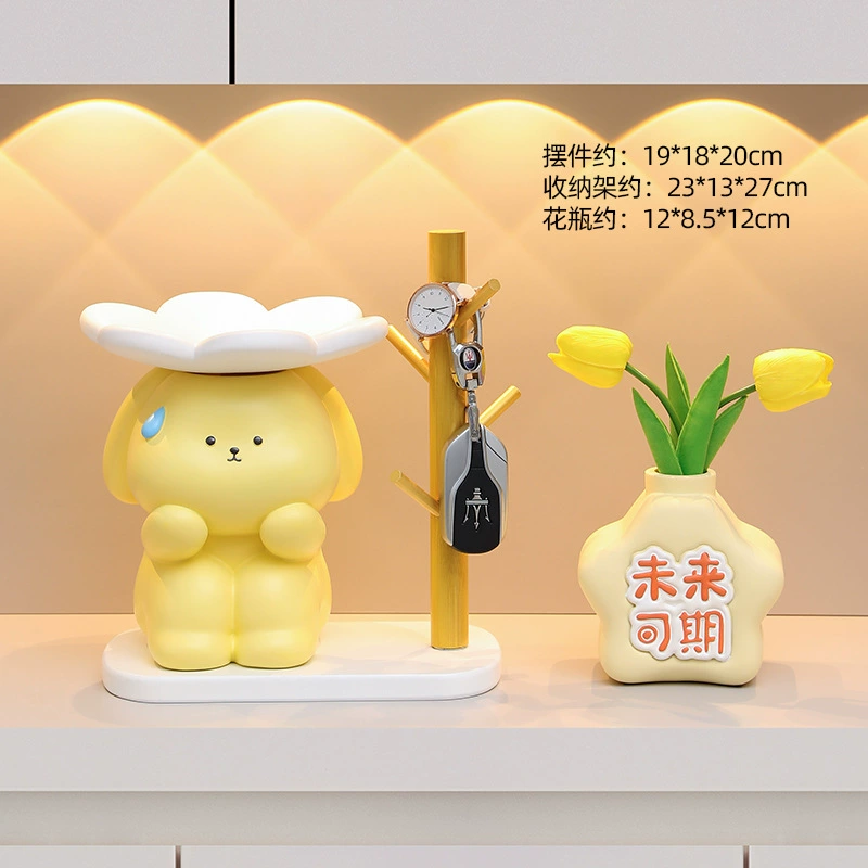 Accessory, cute storage system for keys, rabbit, decorations, Birthday gift
