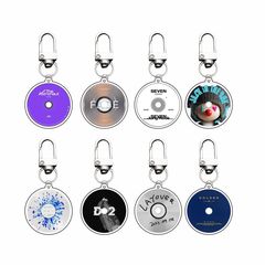 BTS CDアルバム両面アクリルキーホルダーソロバッグストラップアクセサリー金泰亨田栄国周辺