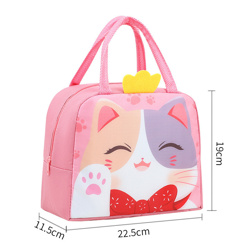 新しい漫画断熱ランチボックスバッグポータブルランチバッグ 3D 立体ランチ断熱バッグアルミ箔肥厚ランチボックスバッグ|undefined