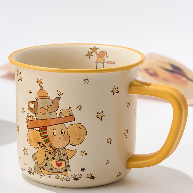 SAFO星星人联名新年礼物杯子马克杯情侣水杯礼盒陶瓷生日礼物女生|undefined