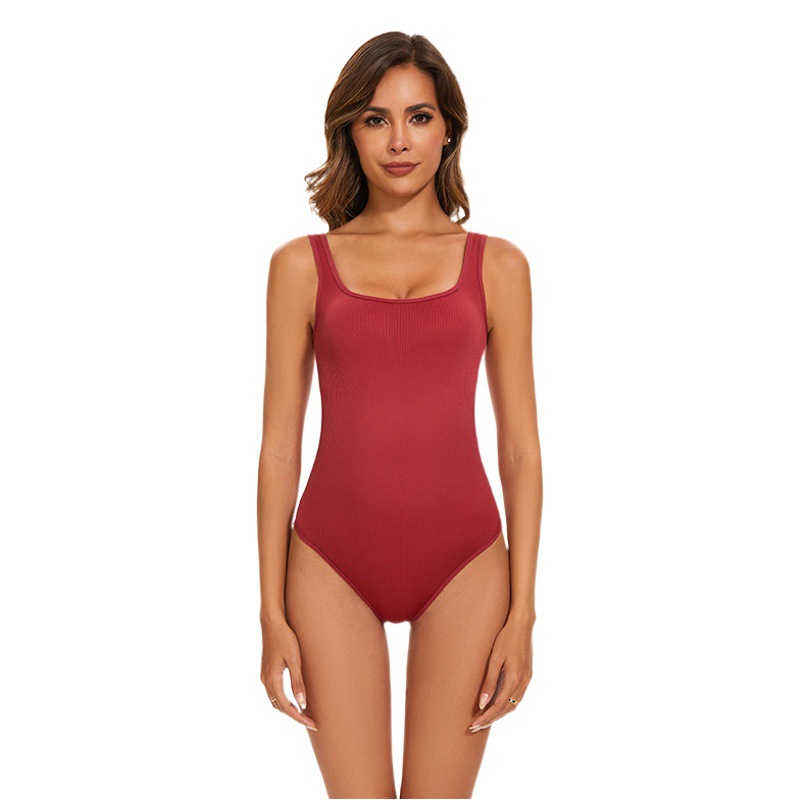 European and American cross-border hot selling foreign trade popular Amazon independent station AliExpress seamless body shaping waist tight jumpsuit