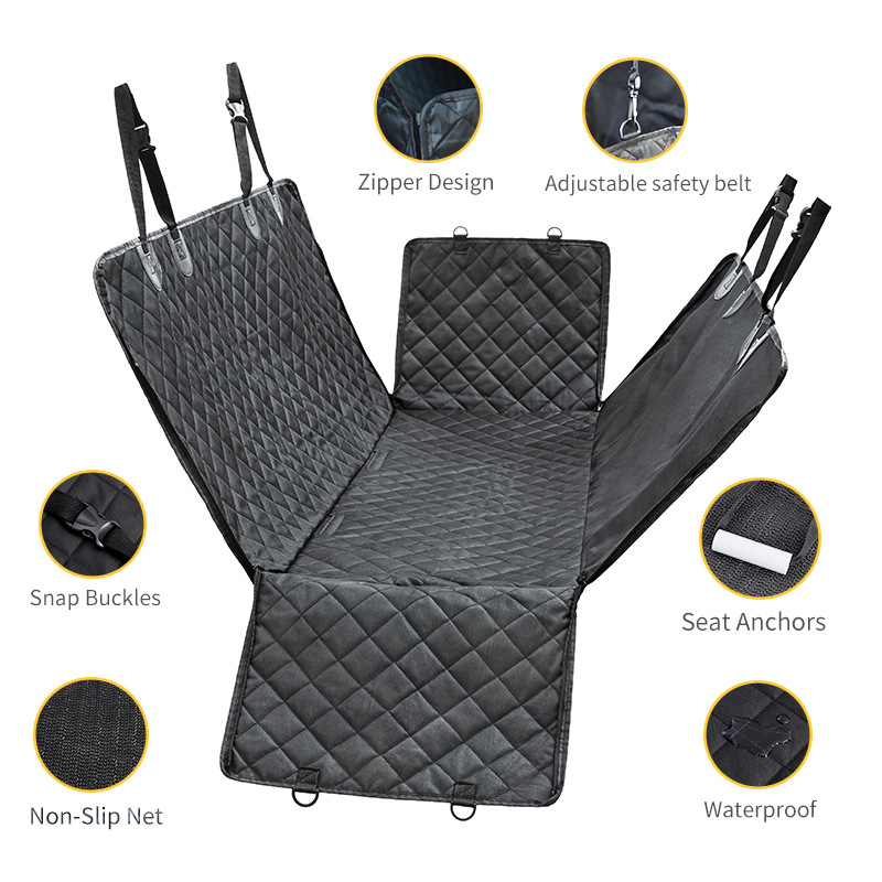 Coche perro Mat anti-sucio coche mascota Mat fila trasera coche mascota Mat asiento trasero estera del animal doméstico en la acción al por mayor