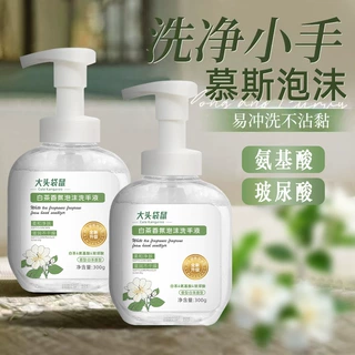 白茶氨基酸洗手液深层清洁温和不伤手保湿小瓶家用批发泡沫洗手液