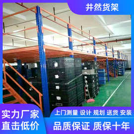 阁楼平台货架仓库二层平台组装阁楼式货架库房重型仓储阁楼货架