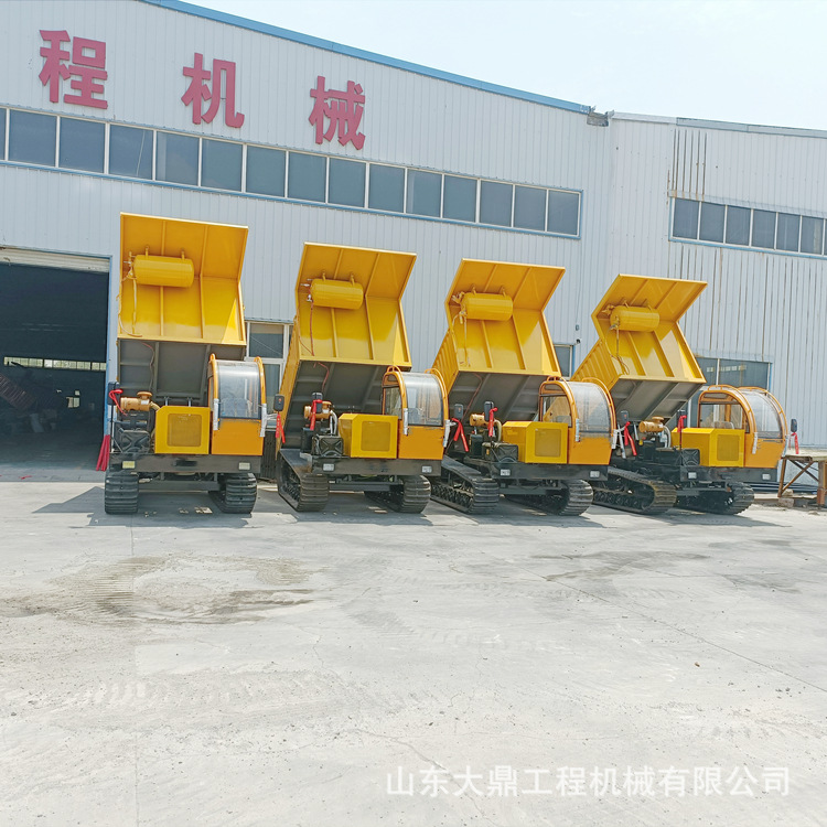 烂泥地履带自卸车 大型四不像翻斗车 全地形混凝土运输车