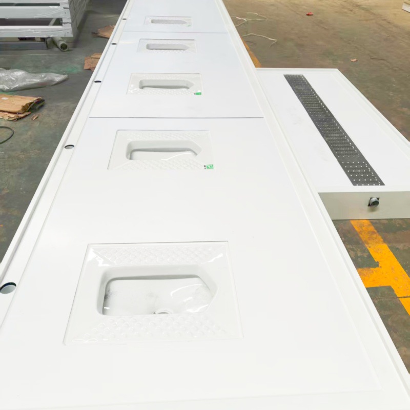 蹲便器成套设备户外箱房内部厕所板材出口景区长排厕所