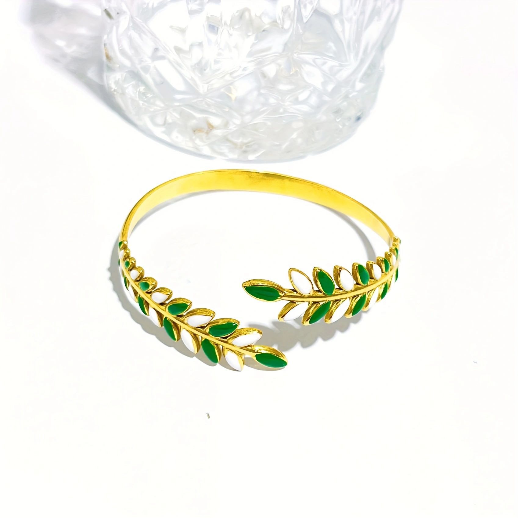 Pulsera de aceite de goteo de acero inoxidable clásico, joyería de todo fósforo para mujer, apertura de acero de titanio de alto valor, joyería no decolora al por mayor