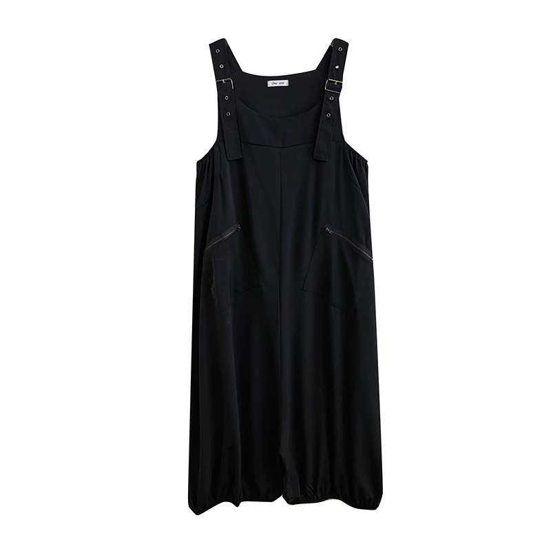 Universal fashionable overall with zipper, plus size, oversize