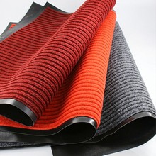 耐脏耐除尘楼梯走廊地毯磨防滑脚垫PVC双条纹户外门外进门蹭土垫