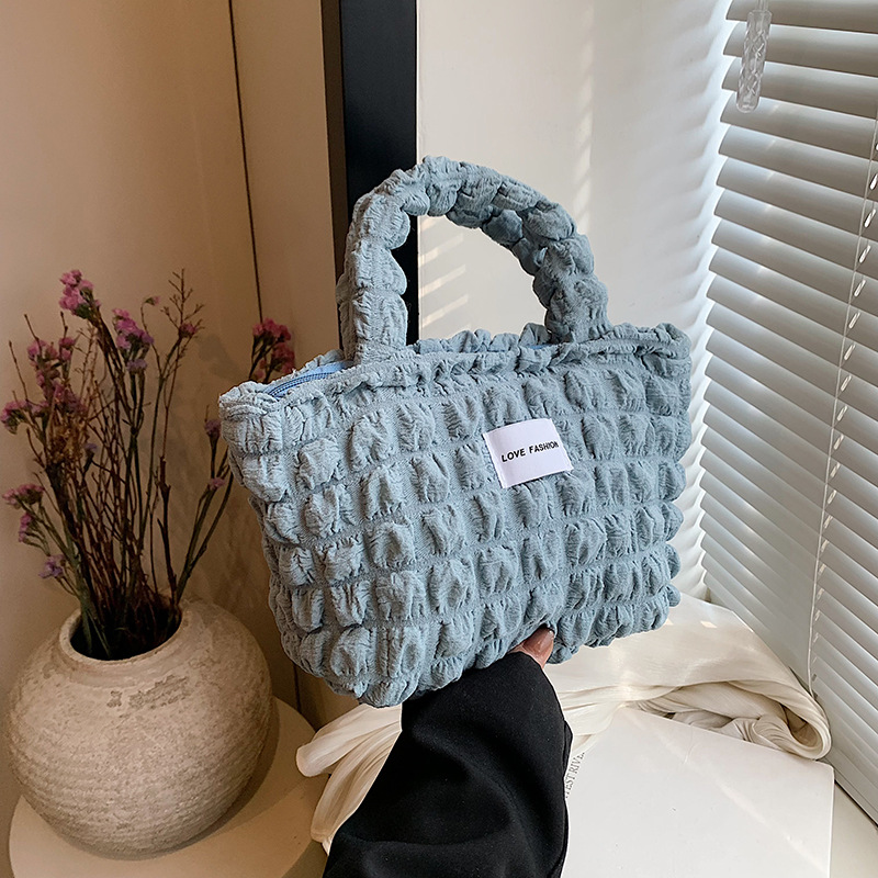Bolsos de hombro plegables de moda coreana de estilo extranjero, bolsas de ocio de primavera y verano para mujeres, bolsas de brazo, bolsas especiales