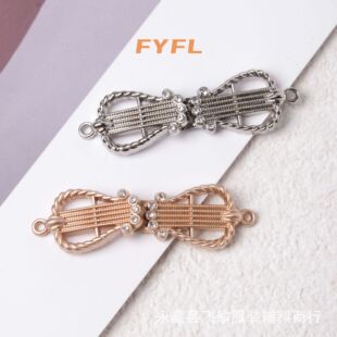 High-end Chinese-style Hanfu Mother-in-child Buckle Metal Buckle Women's Cheongsam Button Clothes Buckle Decorative Accessories