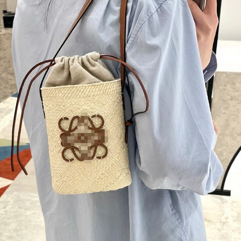 Luojia 2026 New Crossbody Phone Bag Paper Rope Woven Fashion Women's Bag Beach Vacation Straw Bag Women's Bag