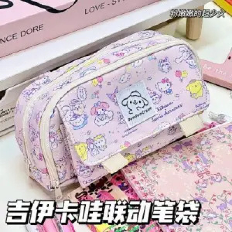 Bolsa de pluma de enlace guikawa