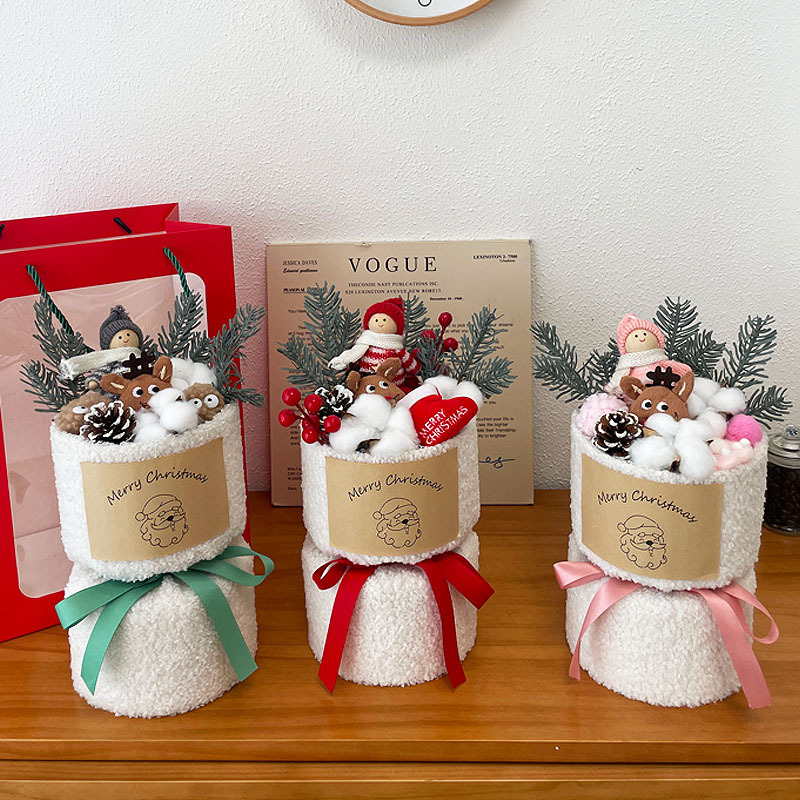 Sanba mujeres Dios día muñeca ramo de dibujos animados para maestros, amigos masculinos y femeninos, novias, muñeca de hijo femenino