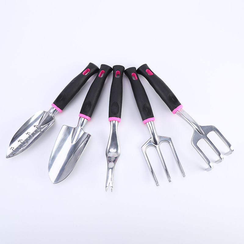 Herramientas de jardín de acero inoxidable aleación de aluminio de excavación Suelo Suelto escarda plantación herramientas de jardinería suculentas jardín pala traje