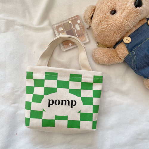 Factory Wholesale Cross-border Straw Braided Makeup Bag Daily Necessities Women Students Large Capacity Storage Bag