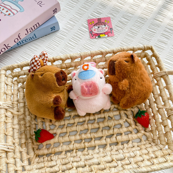 Ins viento lindo colgante de dibujos animados West Highland cachorro muñeco de peluche tendencia mochila muñeca llavero