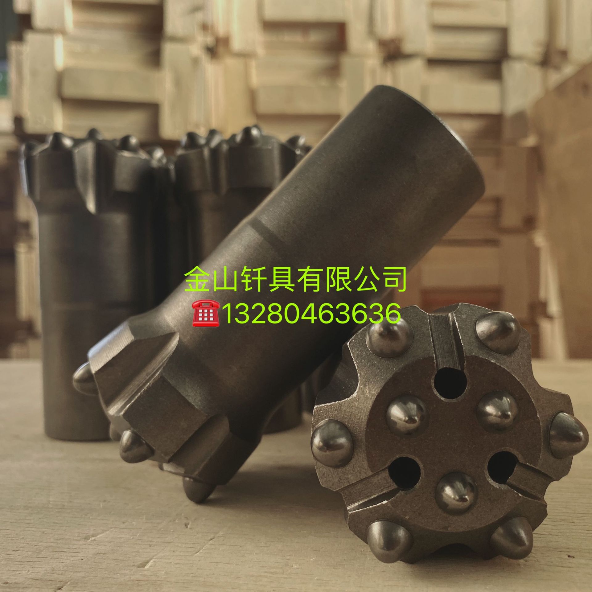 Suministro de taladro 48 diente esférico broca minería aleación dura túnel agujero taladro mina tubo de perforación broca al por mayor