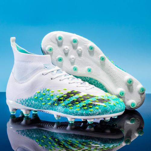 Cross-border high-top football shoes anti-slip AG long nail football shoes men's broken nail special training shoes wear-resistant football