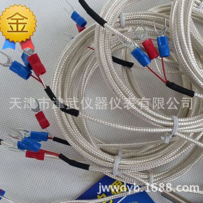 供应热电偶PT100中环温度传感器螺纹津天pt1000测温探头热电阻