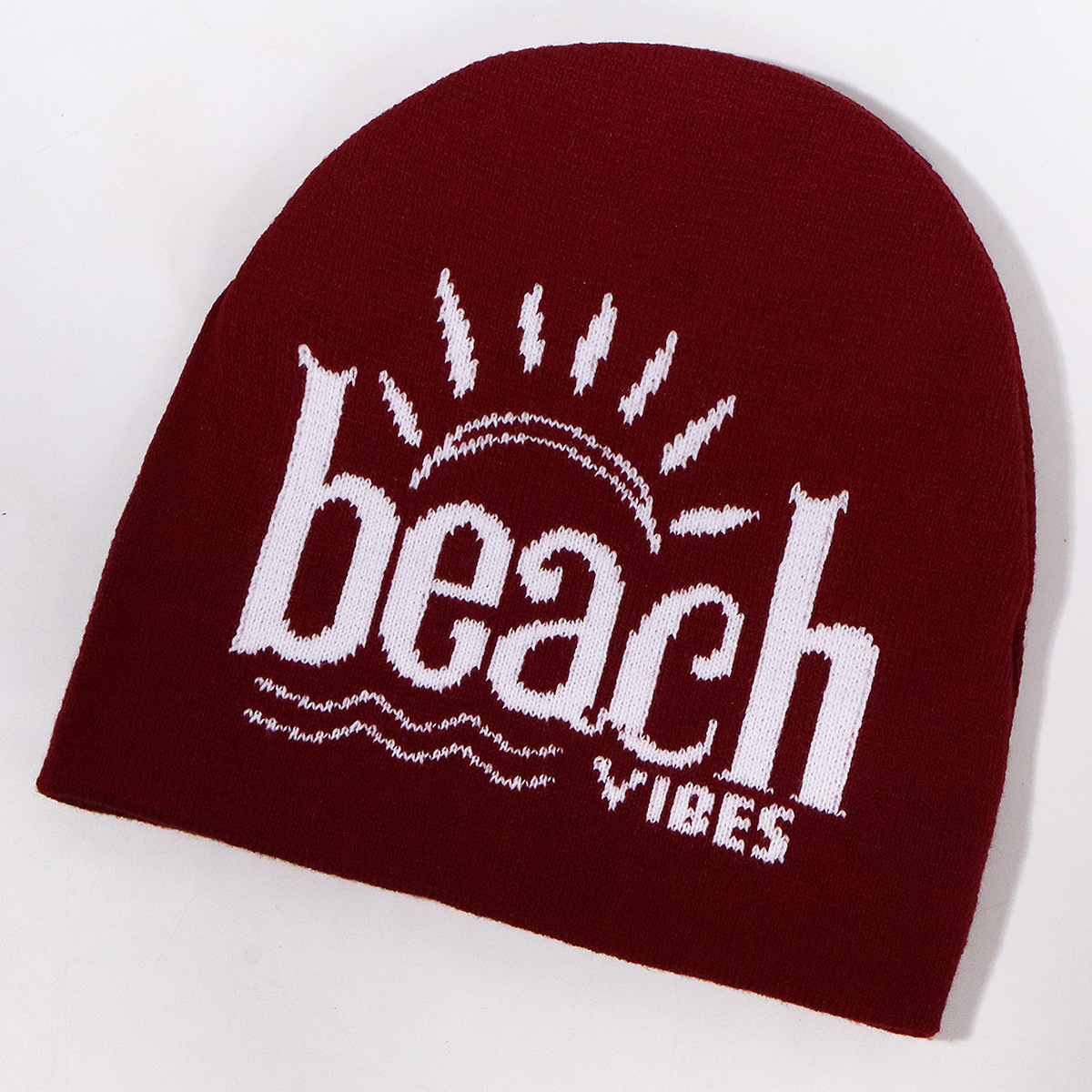 Unisex Fashion beach jacquard knitted hat outdoor cycling sports cold and warm_voghion.com