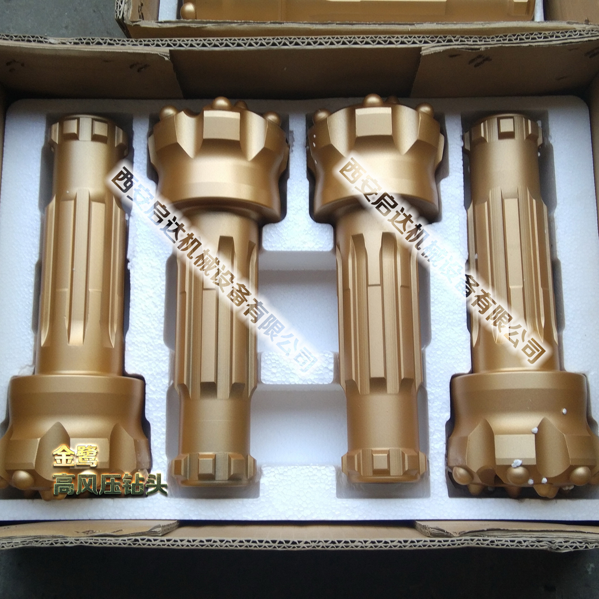 金鹭高风压钻头  115潜孔钻头 4英寸HD45冲击器 115高风压钻头