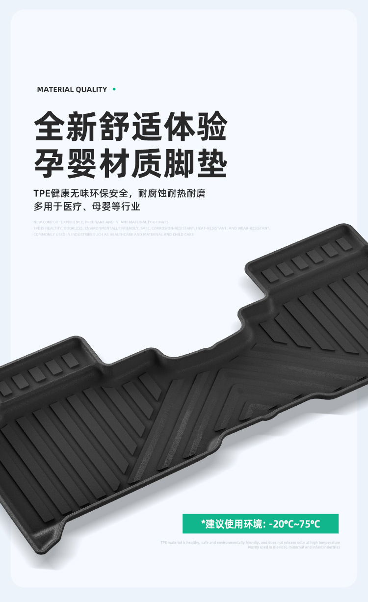 TPE Floor Mats for 23-25 Chery Explore 06 / JAECOO J7