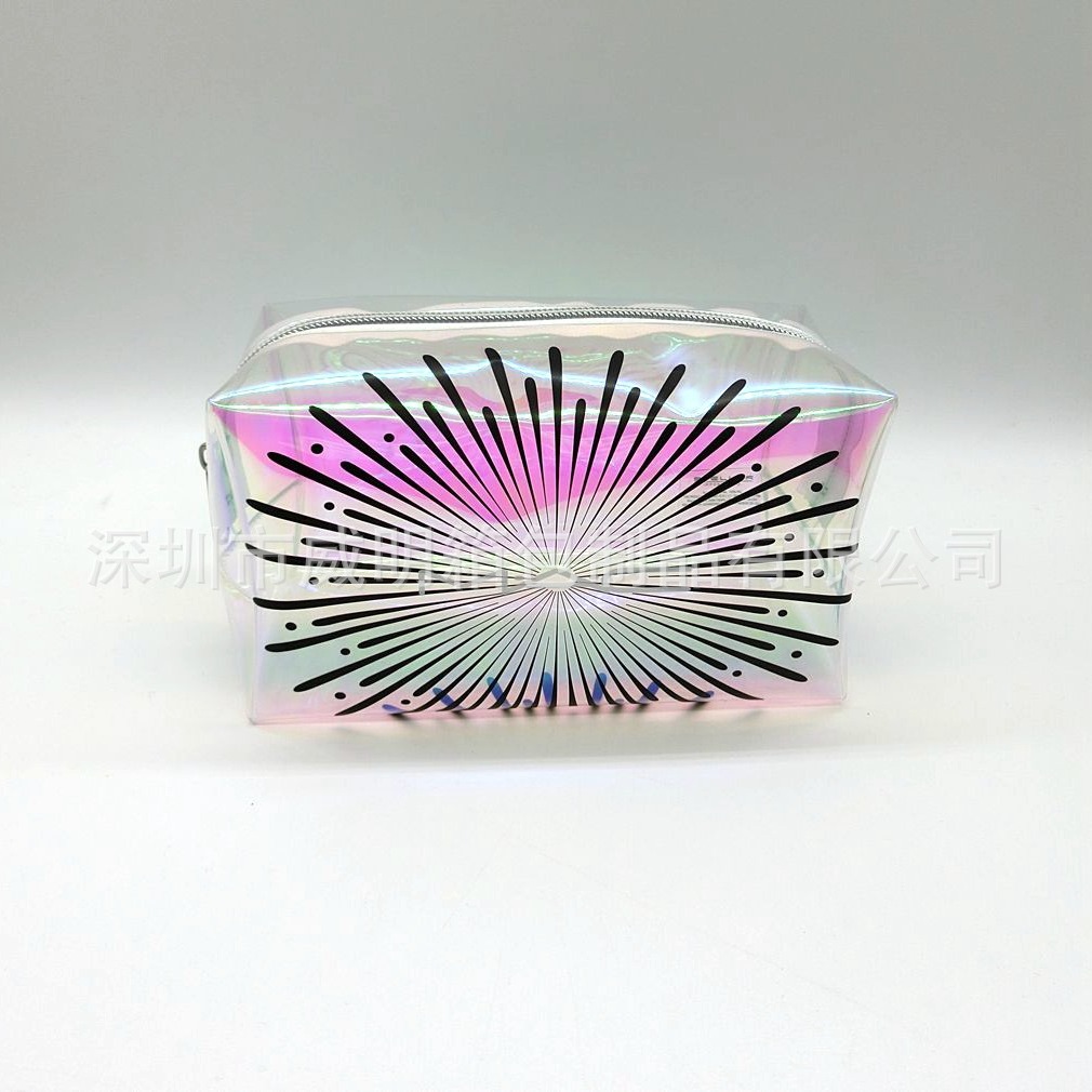 �����¿�PVC�òʷ�ɫ��ױ�� �������� ϴ�� ���λ�ױ��