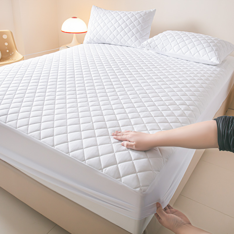 Una sábana acolchada impermeable de algodón lavado tipo TPU AliExpress, sábana Amazon Temu comercio exterior transfronterizo de una sola pieza.