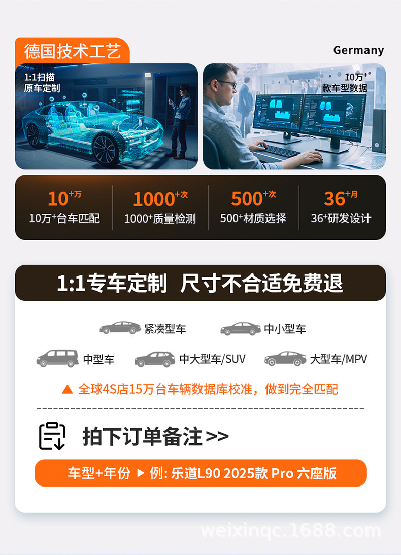 Suitable for the 2026 New Model Ledao L90 L80 L60, Special Colorful Tpe Car Floor Mats and Trunk Mats