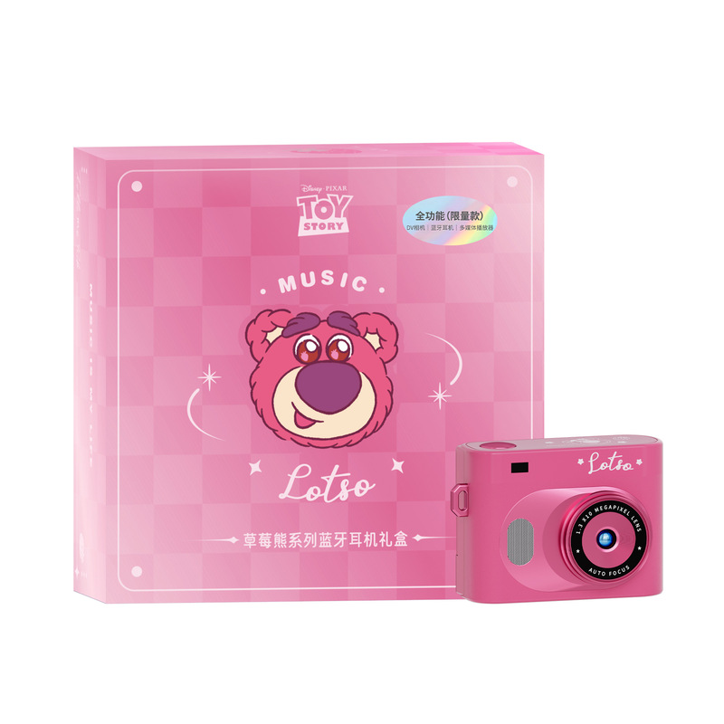 新しいワイヤレス Bluetooth ヘッドセット タッチ スクリーン CCD カメラは写真を撮って歌詞を表示できます女の子のギフト小型一眼レフ カメラ|undefined