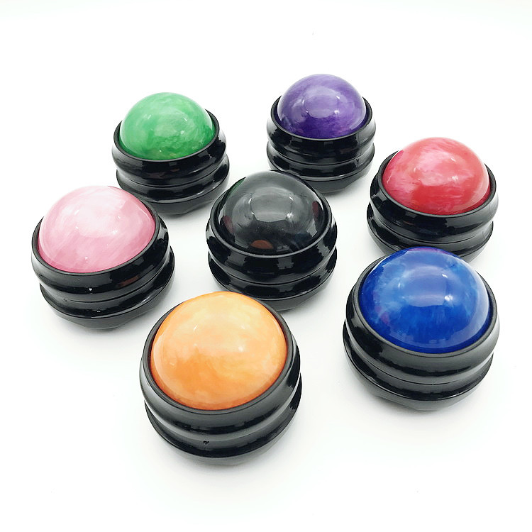 Bola de masaje de resina de mano Bola de masaje Yoga Relajación muscular Meridian Bola de rodillo manual