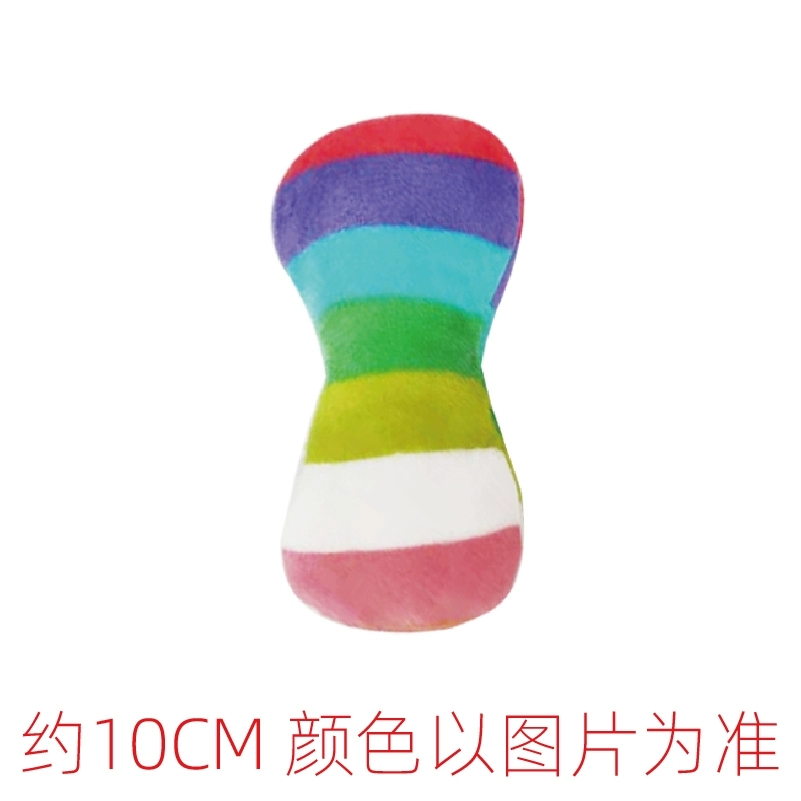 Plush toy pet, sound-making, assorted color designs, weight 1 kg