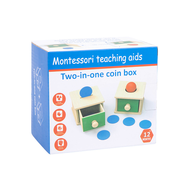 Caja de monedas dos en uno 0,38 kg