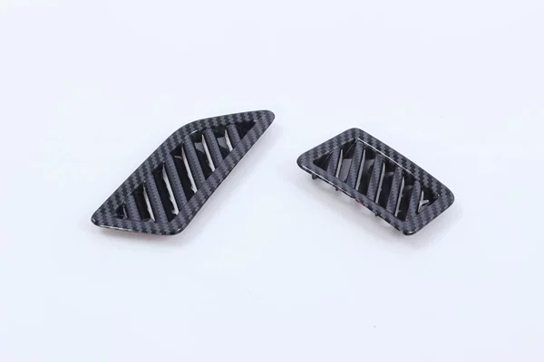 Black carbon fibrous pattern