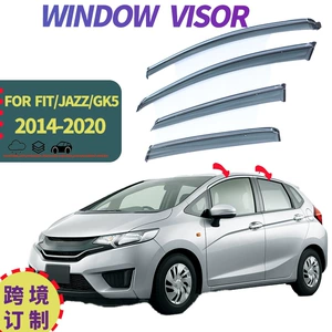 Suitable for Honda Fit hatchback window weather shield Fit/Jazz 2014-2020Window visors