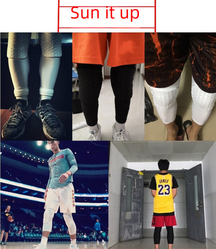 Basketball knee pads honeycomb impact protection extended professional training equipment unisex basketball equipment sports protective gear