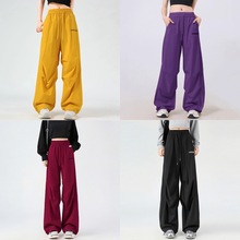 慵懒新款女气质文艺休闲裤ins时尚简约潮流日系百搭流行工装裤